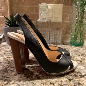 Christian Louboutin Sling Back Heels. Size 37.5